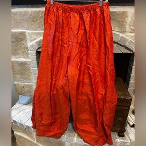 bryn Walker Fiery Orange Pants